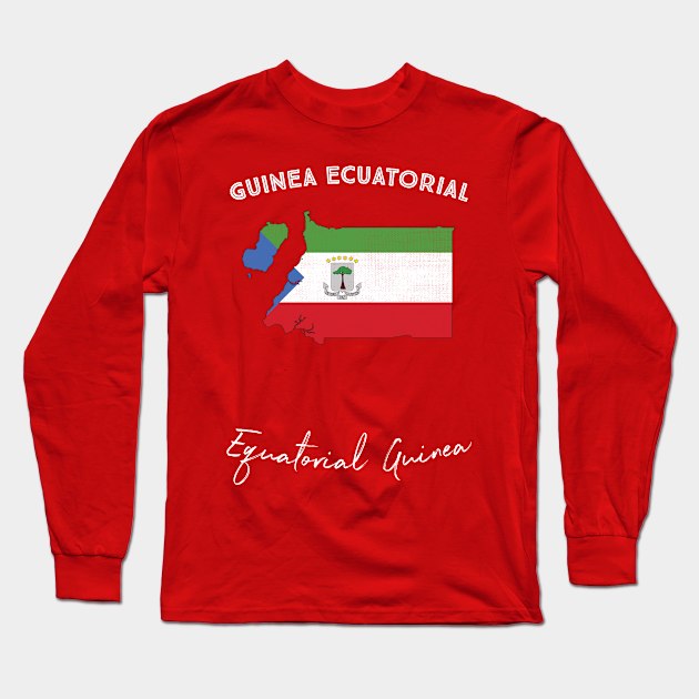 Equatorial Guinea Long Sleeve T-Shirt by phenomad